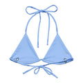 Lilith Padded String Bikini Top features eco-friendly design, soft recycled polyester, and stylish adjustable straps.