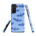 Stylish Lilith Samsung® Tough Case featuring a bat design, offering durability and shock protection for your phone.