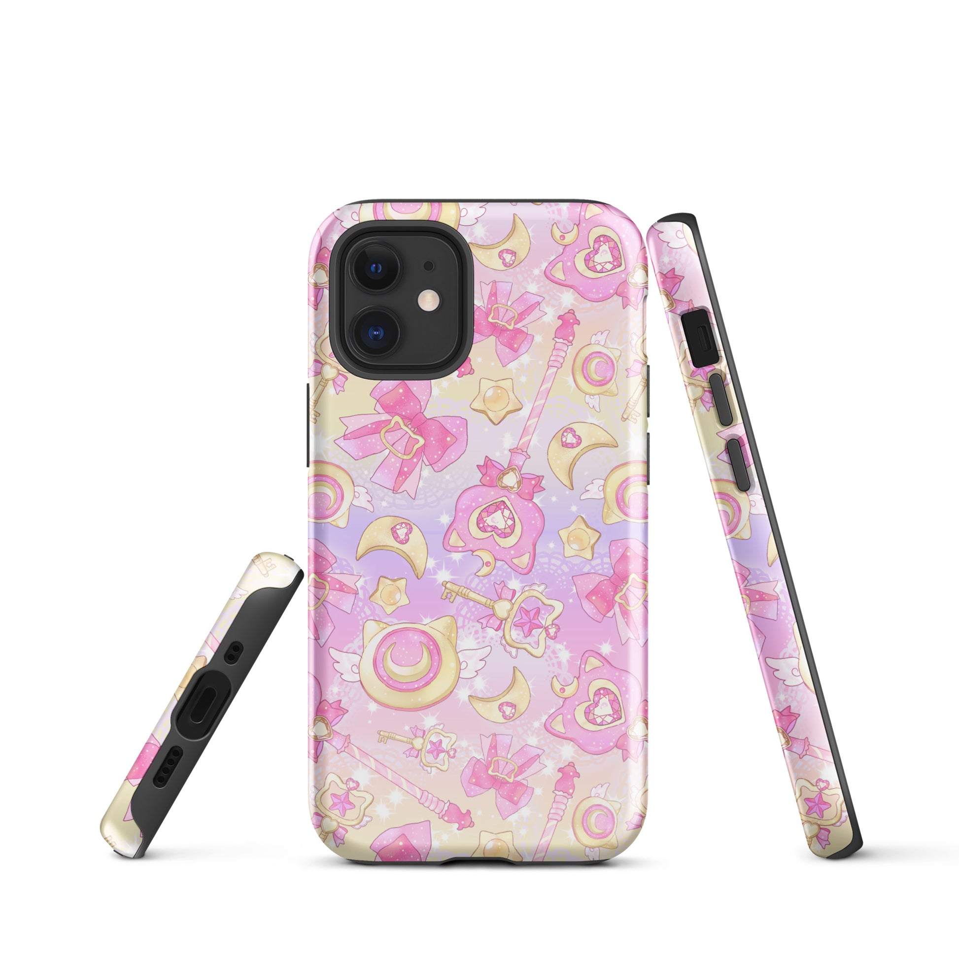 Protect your phone in style with the Magical Girl iPhone® Tough Case, featuring vibrant magical motifs.