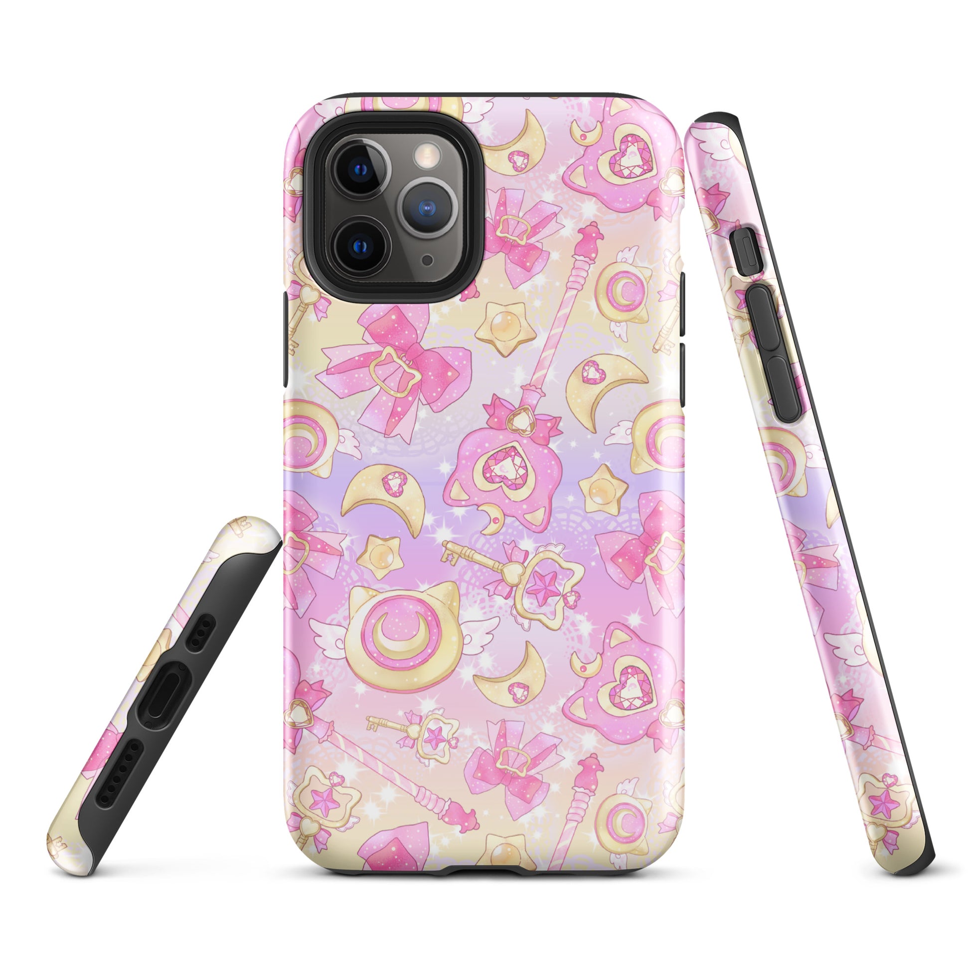 Stylish Magical Girl iPhone® Tough Case featuring whimsical designs to protect your phone while channeling magic.