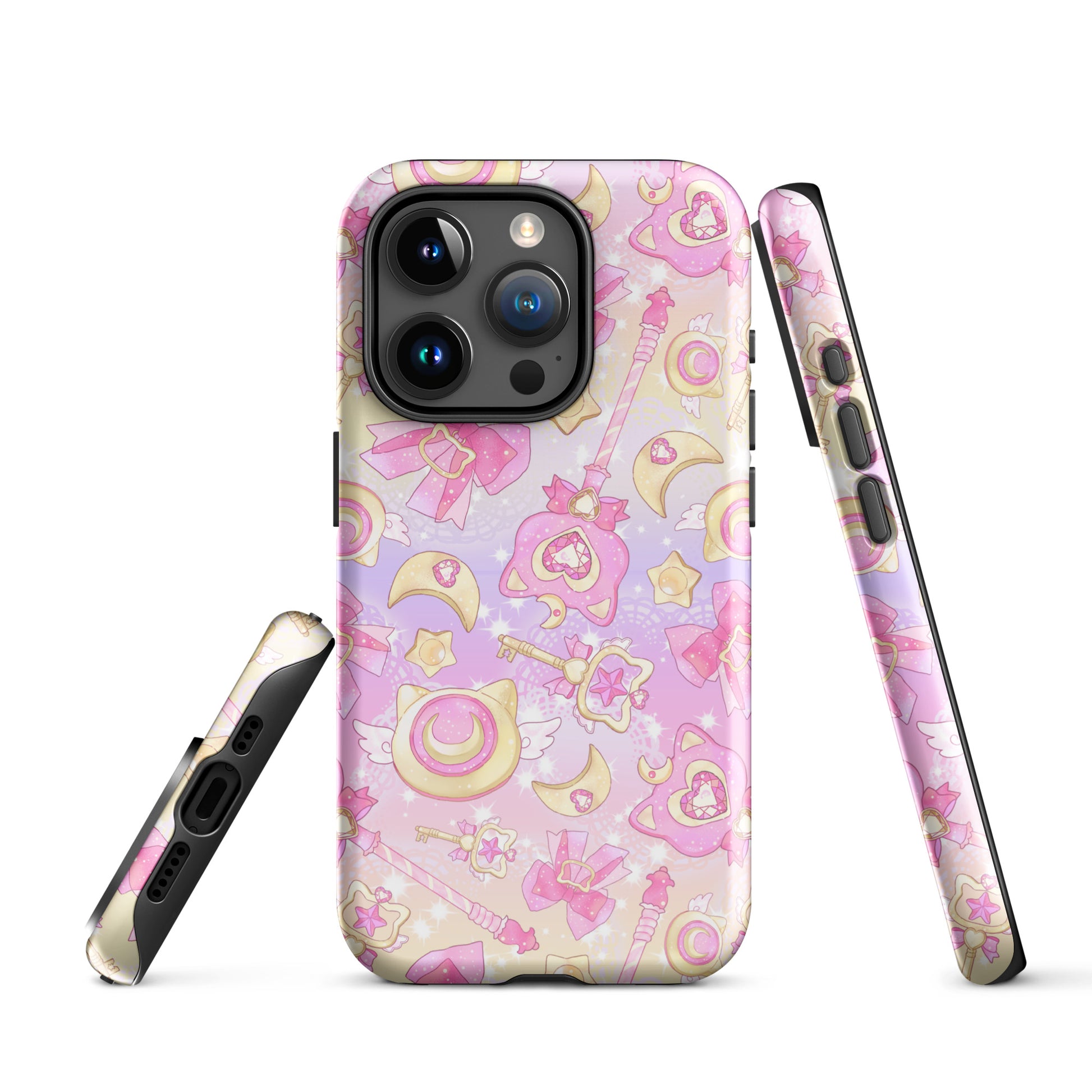 Stylish Magical Girl iPhone® Tough Case featuring vibrant designs to protect your phone and channel your inner hero.