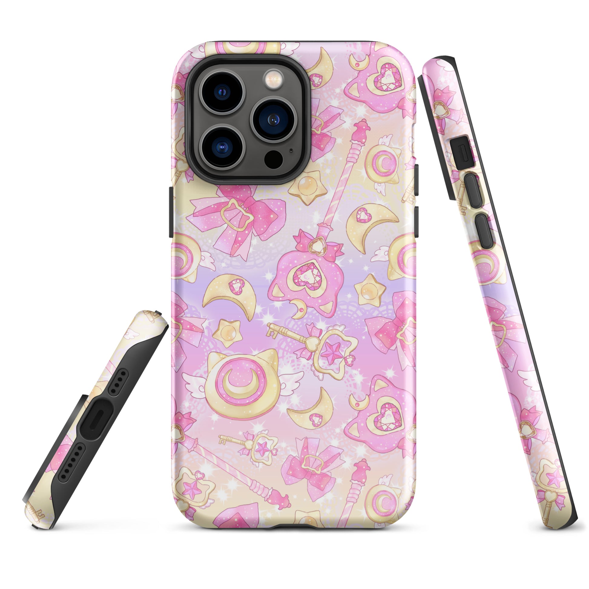Stylishly protect your phone with the Magical Girl iPhone® Tough Case, perfect for magical girl fans everywhere.