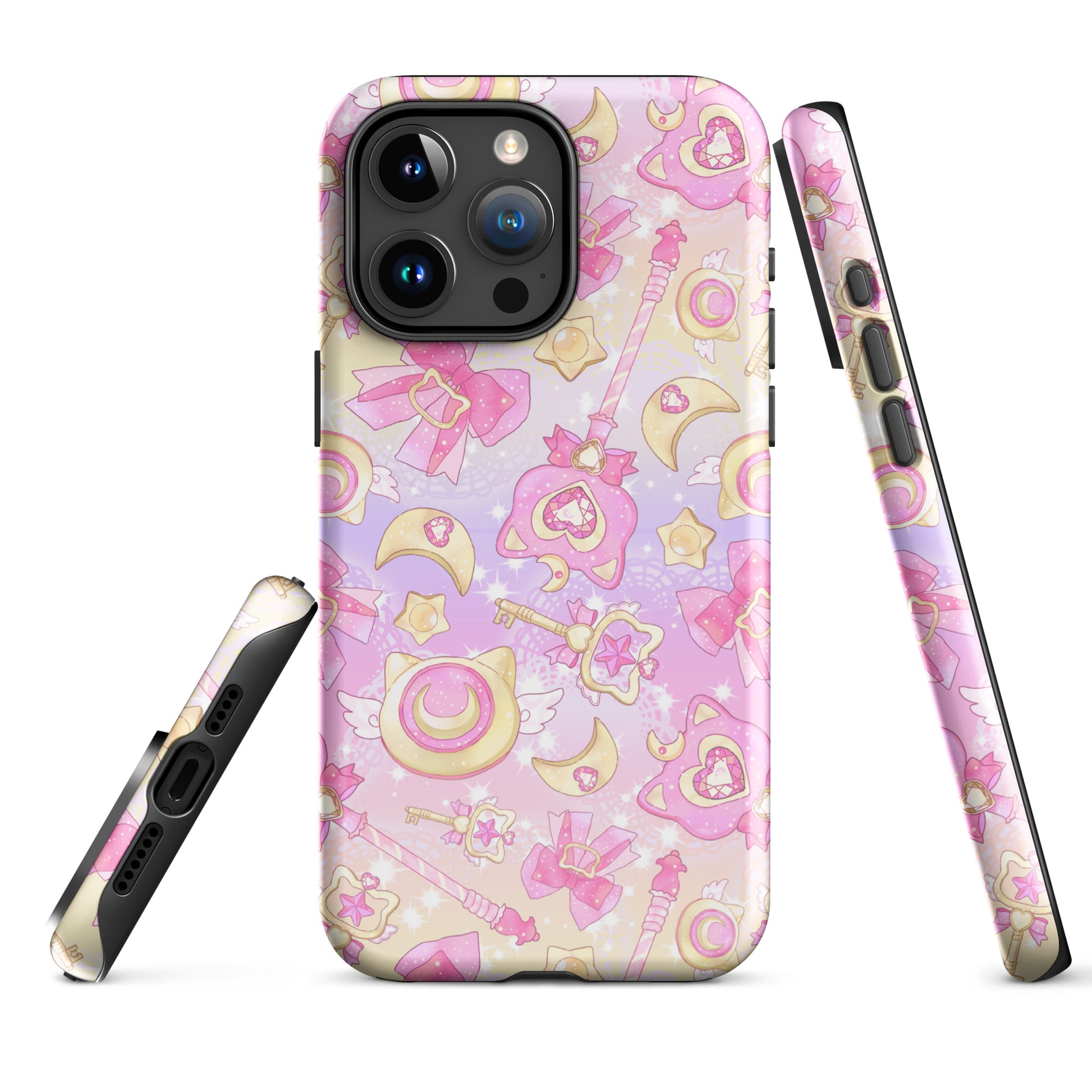 Protect your phone in style with the Magical Girl iPhone® Tough Case, perfect for magical gadget lovers!