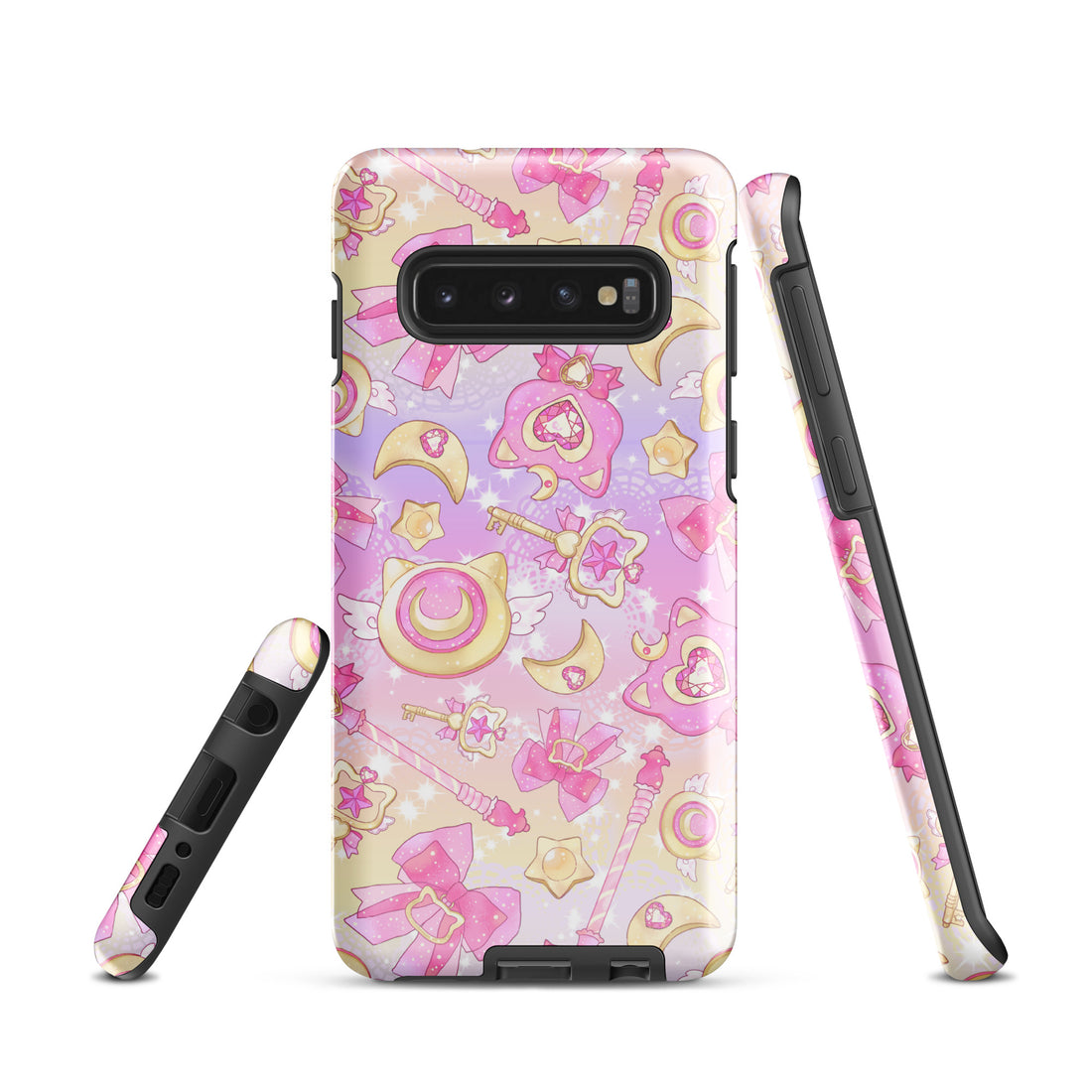 Colorful Magical Girl Samsung® Tough Case featuring whimsical designs, perfect for protecting your magical gadget.