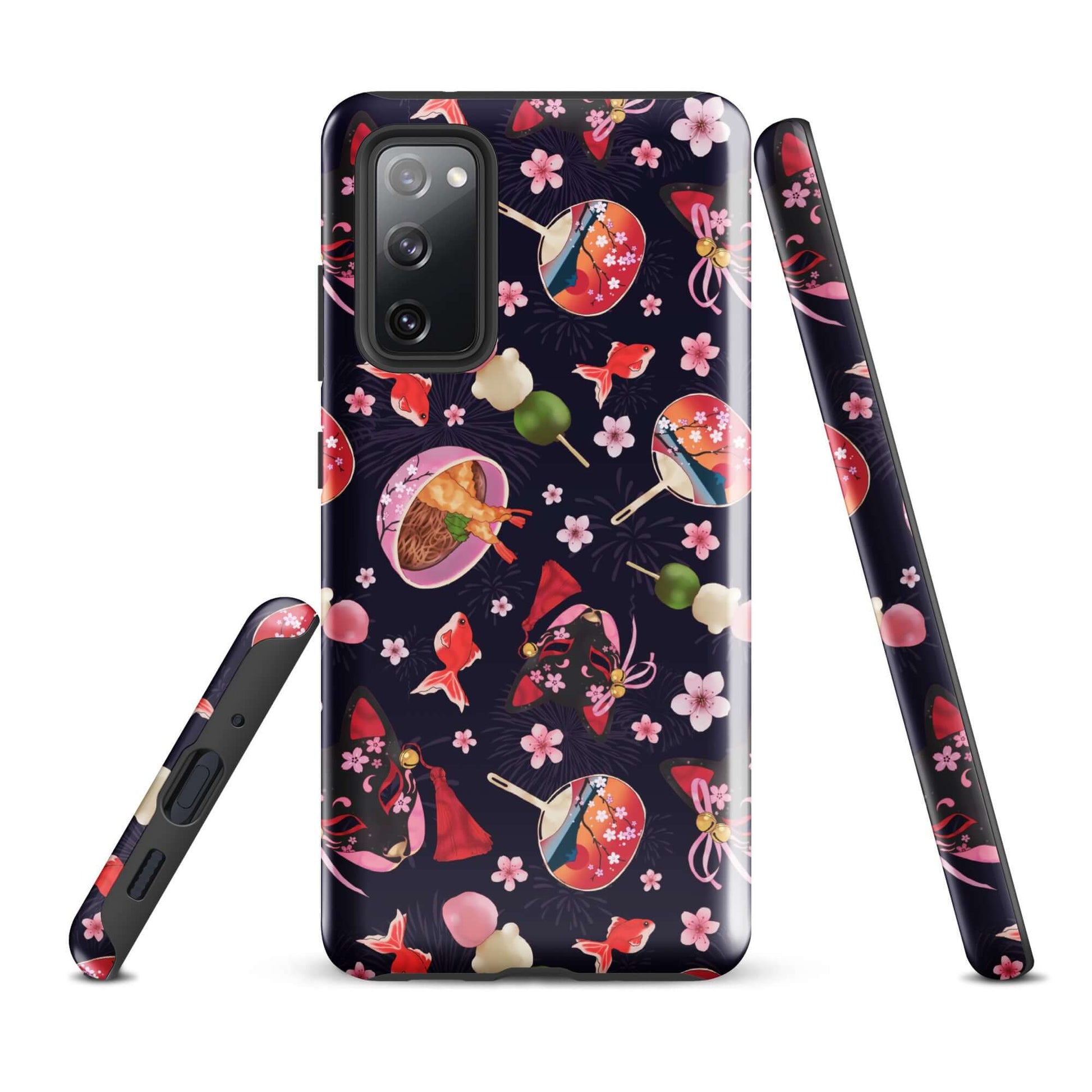 Stylish Matsuri Samsung® Tough Case with vibrant patterns, ensuring protection and durability for your phone.