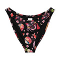 Matsuri V-cut bikini bottoms featuring a vibrant floral and kimono design, perfect for stylish beach days.