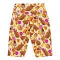 Shop the vibrant Momiji Biker Shorts, perfect for fall adventures with a flattering high-waisted design.