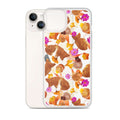 Sleek Momiji iPhone® Clear Case with flexible sides, protecting against scratches and dirt, ideal for daily use.