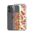 Protect your iPhone® stylishly with the Momiji iPhone® Clear Case, featuring a vibrant design and flexible sides.