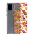 Sleek Momiji Samsung® Clear Case with vibrant design, offering protection against scratches and dirt for your phone.