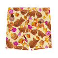 Fall-inspired Momiji Shorts feature a vibrant pattern of fish and flowers, perfect for outdoor adventures.