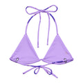 Shop the eco-friendly Morrigan Padded String Bikini Top featuring soft recycled polyester and stylish, adjustable straps.
