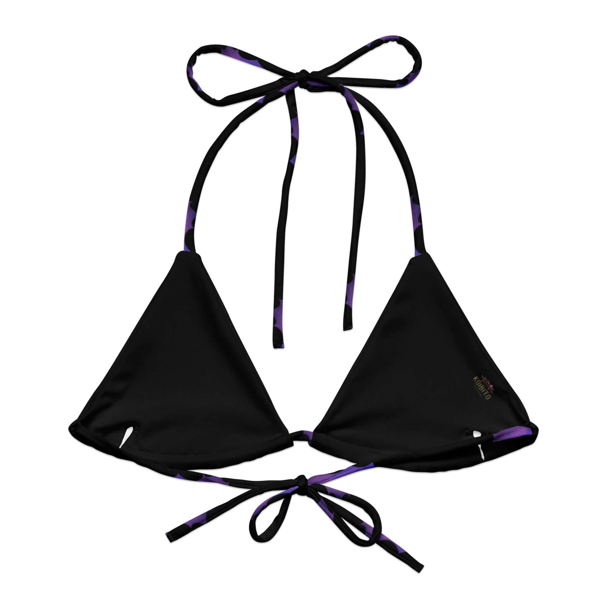 Morrigan Padded String Bikini Top features eco-friendly fabric and stylish design, perfect for summer fun.