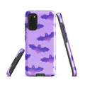 Stylish Morrigan Samsung® Tough Case features bat design, offering durability and protection for your phone.
