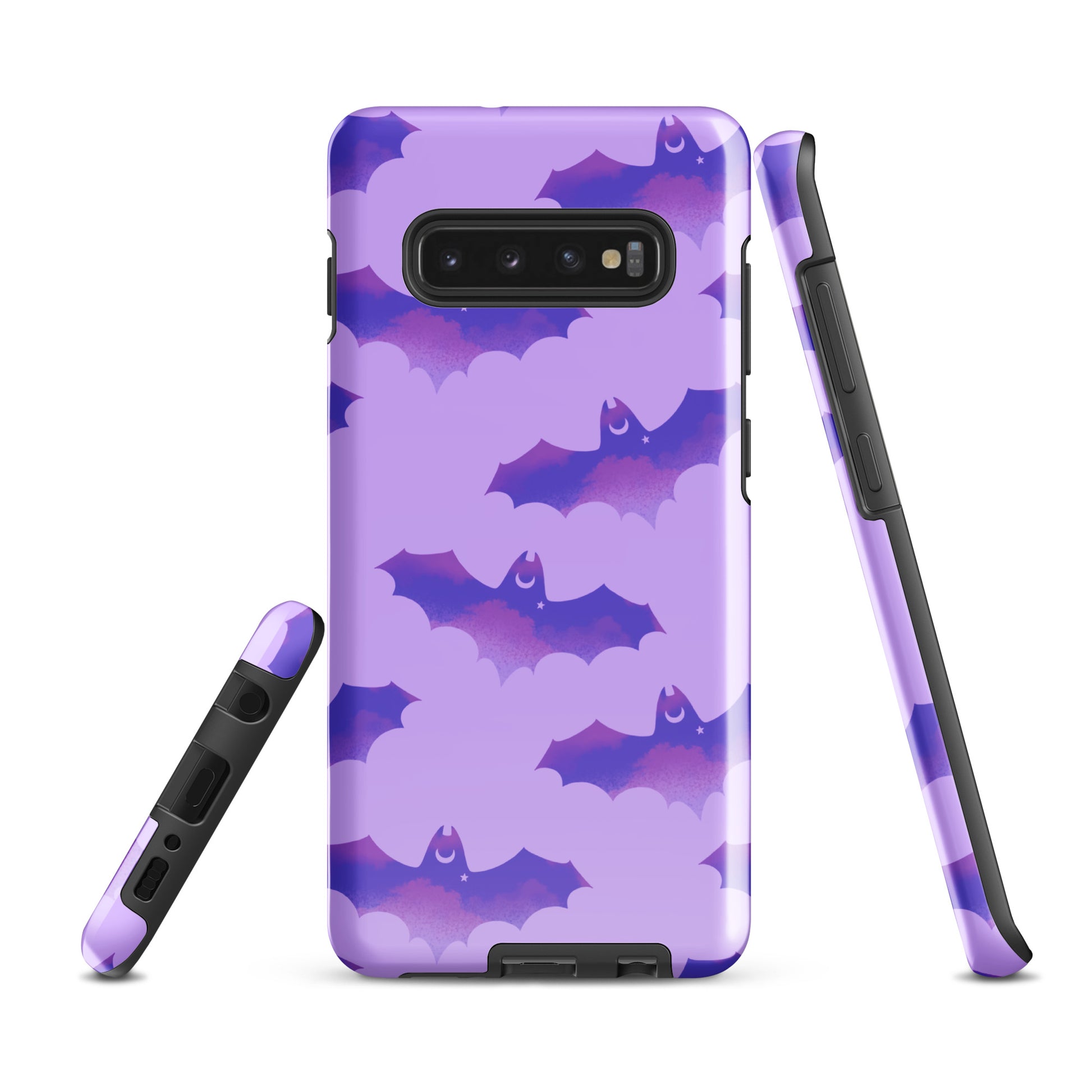 Morrigan Samsung® Tough Case features a stunning bat design, ensuring style and protection for your phone.