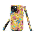Colorful Pan Dulce iPhone® Tough Case showcases delicious treats, blending style and protection for your device.