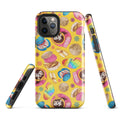 Stylish Pan Dulce iPhone® Tough Case features colorful dessert designs and durable dual-layer protection for your phone.
