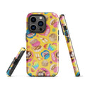 Stylish Pan Dulce iPhone® Tough Case featuring a vibrant dessert design for ultimate phone protection and flair.