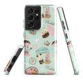 Stylish Parasol Bunny Samsung® Tough Case offers impact protection and a cute design for your Galaxy S21 Ultra.