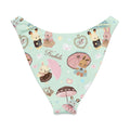 V-cut bikini bottom with whimsical animal prints and pastel colors, perfect for sunny beach days.