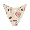 Parasol Bunny V-cut bikini bottom with cute animal designs and umbrellas, perfect for sunny days and stylish beach outings.