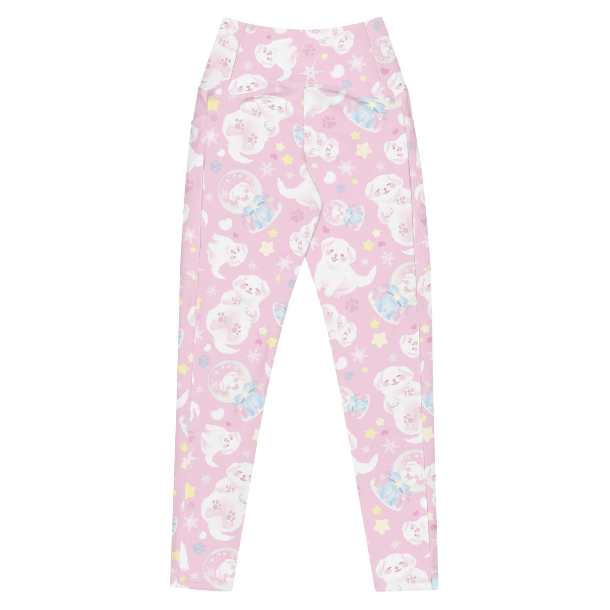 Shop the Premium Snow Puppy Leggings, featuring a playful puppy design perfect for lounging or workouts.