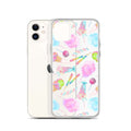 Rainbow Candy iPhone® Clear Case features vibrant sweets design, protecting against scratches and dust effortlessly.