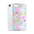 Rainbow Candy iPhone® Clear Case featuring colorful designs, protecting your phone from scratches and dirt. Perfect accessory!