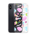 Rainbow Candy iPhone® Clear Case showcases vibrant candy designs, offering sleek protection for your device.