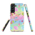 Colorful Rainbow Candy Samsung® Tough Case with durable design, perfect for protecting your phone stylishly.