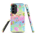 Colorful Rainbow Candy Samsung® Tough Case, featuring vibrant candy designs for style and protection on your phone.