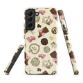 Stylish Royal Cookie Samsung® Tough Case featuring a playful cookie design, perfect for protection and style.