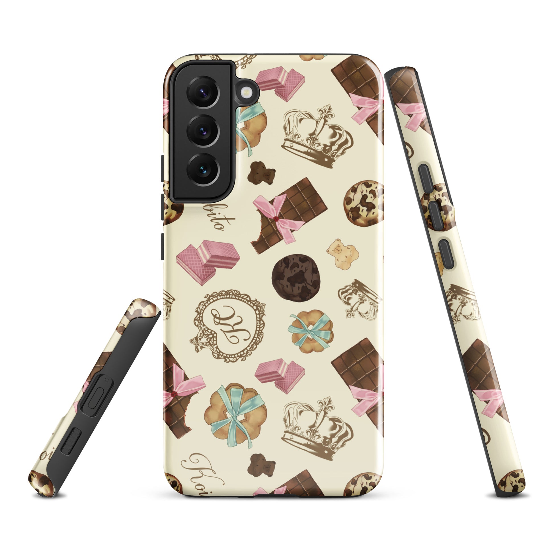 Stylish Royal Cookie Samsung® Tough Case featuring a playful cookie design, perfect for protection and style.
