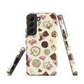 Stylish Royal Cookie Samsung® Tough Case featuring a chic design, ensuring durability and protection for your phone.