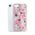 Sakura iPhone® Clear Case featuring a floral design, providing stylish protection against scratches and dirt.
