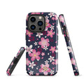 Stylish Sakura iPhone® Tough Case featuring a durable design with vibrant floral patterns for ultimate phone protection.