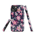 Stylishly protect your phone with the Sakura iPhone® Tough Case, featuring a floral design and durable dual-layered construction.