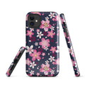 Sakura iPhone® Tough Case features a stylish floral design with dual-layer protection for your phone's safety.