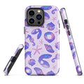Stylish Sea Princess iPhone® Tough Case featuring marine-themed design for ultimate protection and fashion.