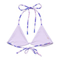 Eco-friendly Sea Princess Padded String Bikini Top with stylish, stretchy straps perfect for summer adventures.