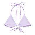 Stylish Sea Princess Padded String Bikini Top features eco-friendly fabric and versatile straps, perfect for summer fun.