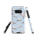 Stylish Snow Bird Samsung® Tough Case featuring a durable design to protect your phone from scratches and bumps.