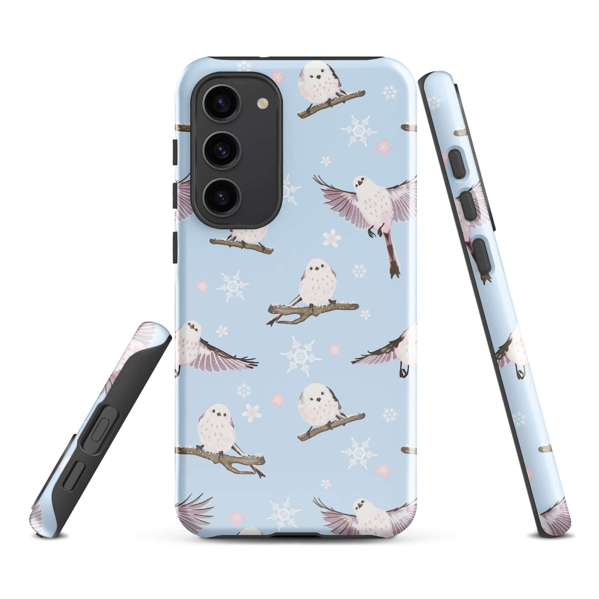 Stylish Snow Bird Samsung® Tough Case features a unique design for ultimate protection and durability. Perfect for your phone!