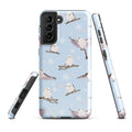 Snow Bird Samsung® Tough Case features a stylish design, ensuring your phone stays safe and protected in style.