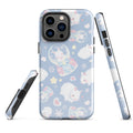 Stylishly protect your phone with the Snow Bunny iPhone® Tough Case, featuring a cute bunny design and durable layers.
