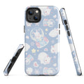 Stylish Snow Bunny iPhone® Tough Case featuring adorable bunnies, designed for impact protection and flair.