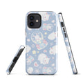 Snow Bunny iPhone® Tough Case features a playful design with bunnies, ensuring stylish protection for your phone.