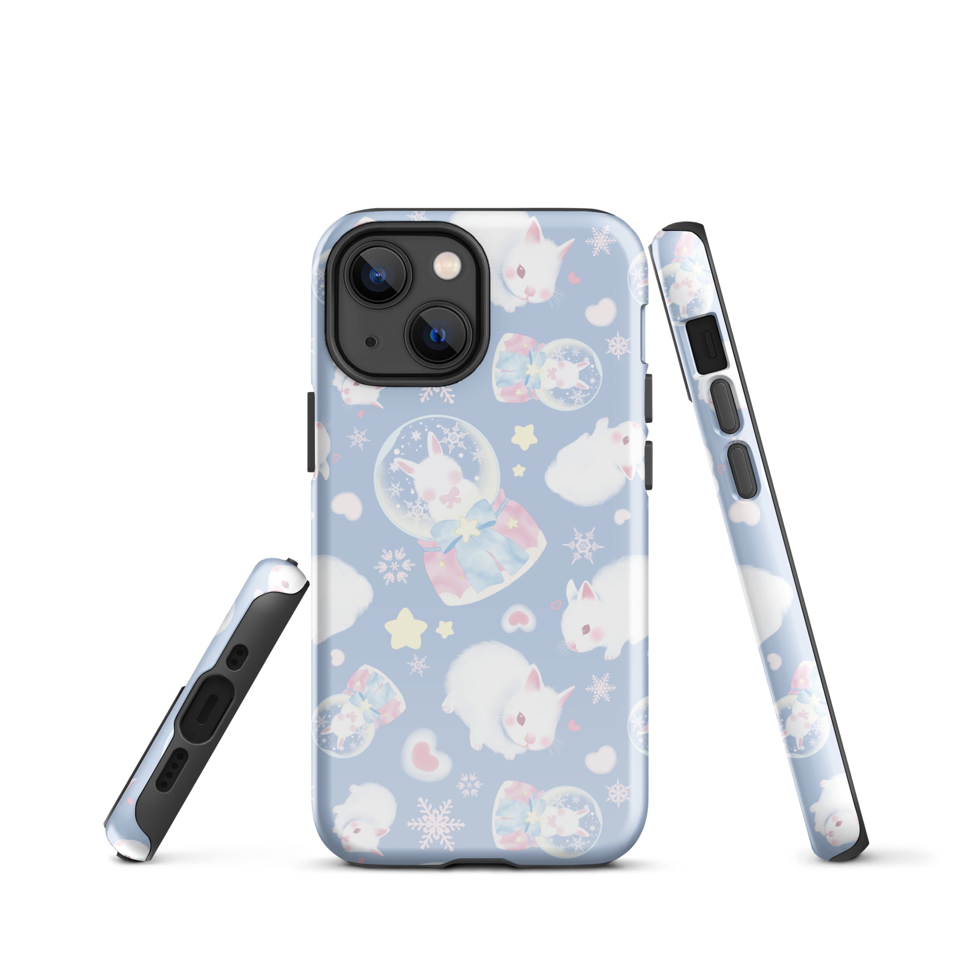 Stylishly protect your phone with the Snow Bunny iPhone® Tough Case, featuring a cute bunny design and durable materials.