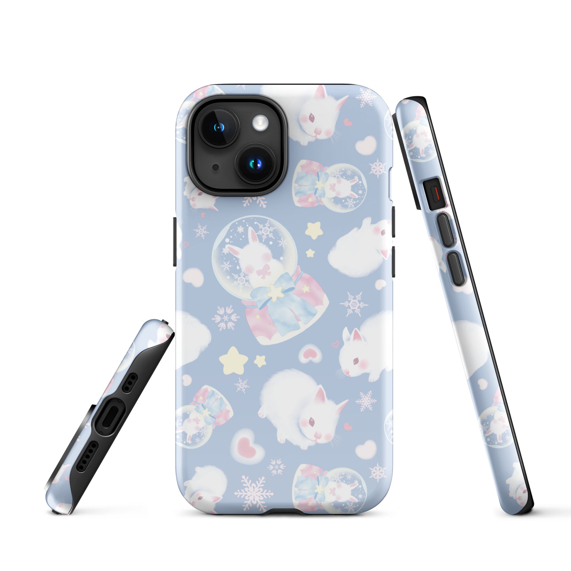 Stylish Snow Bunny iPhone® Tough Case features a cute design and durable dual-layer protection for your device.