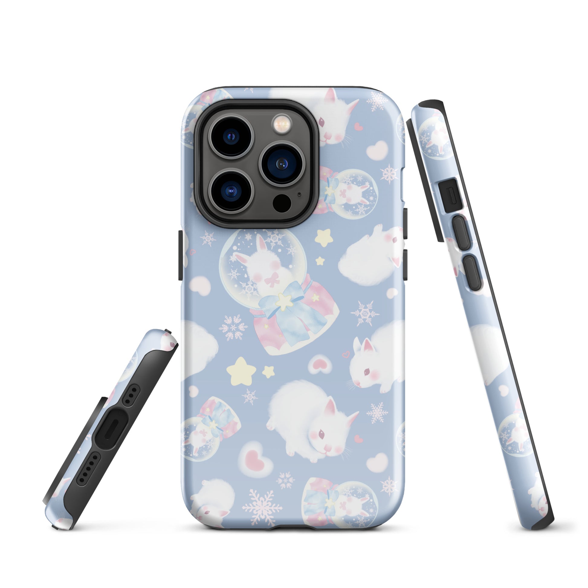 Snow Bunny iPhone® Tough Case features a cute bunny design for stylish phone protection all year round.